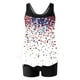 thumbnail image 2 of Trajes de baño tankini para mujer Trajes de baño de dos piezas con espalda de tiras y estampado conservador para mujer Traje de baño de dos piezas para mujer, 2 of 5