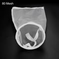 thumbnail image 3 of Uxcell 16.9"x7" 80 Mesh Nylon Strainer Paint Filter Bag for Filtering, 3 of 5