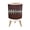 Color 4, variant on Small Trash Can with Lid Luxury gold oriental style Japanese Chinese oriental line art red 1.8 Gallon Dog Proof Trash Can Round Garbage Can Waste Bin Wastebasket for Bathroom Bedroom Living Room