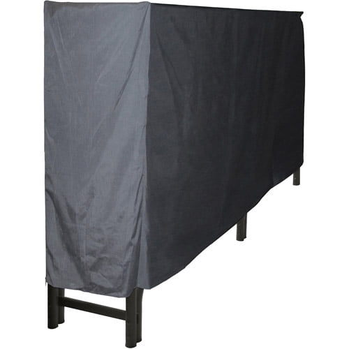 8 FT Heavy Duty Log Rack with Full Cover by GHP Group, Inc.