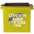 thumbnail image 1 of Shisuyan Hanging Flower Pot Metal Retro Design Flowerpot Yellow 1Pc, 1 of 8
