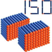 Refill Darts Bullets Compatible with Nerf Guns N-Strike Elite Series, 300PCS Refill Darts Premium Foam Bullets Pack with Portable Storage Bucket