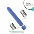 thumbnail image 2 of CENTEREL 7" Classic Vibrator 1 Button 10 Functions Water-Resistant Motor Adult Sex Toy-Blue, 2 of 8