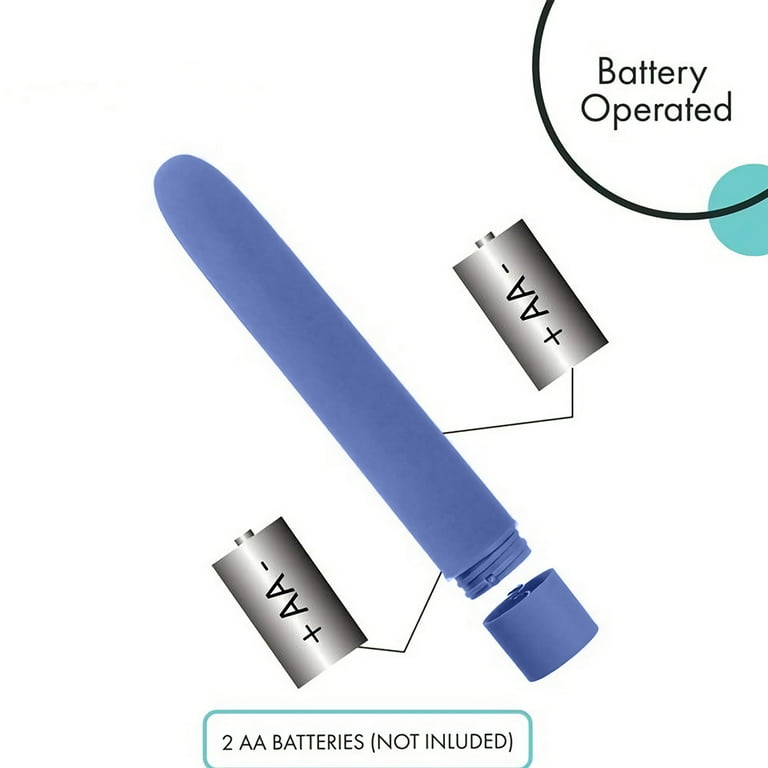 CENTEREL 7" Classic Vibrator 1 Button 10 Functions Water-Resistant Motor Adult  Sex Toy-Blue - Walmart.com