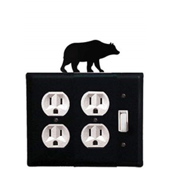 Bear Double Outlet CUSTOM Product Single Switch Cover
