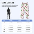 thumbnail image 4 of Lsque Hand Drawn Watermelon Print Men's Pajama Pants, Lounge Pant - Comfortable Home Wear,Elastic Waistband, Stylish Design-Small, 4 of 9