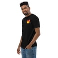 thumbnail image 3 of Face Love Emoji Short Sleeve T-shirt (Black, XS), 3 of 4