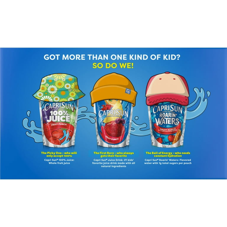 pack) Capri Sun Fruit Punch Juice Box Pouches, 10 Ct Box, fl