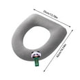 thumbnail image 2 of Thickened Toilet Seat Cover, Heated Toilet Seat, Soft Memory Foam, Warmth Control, Modern Design, Universal Fit, Home Bathroom Use, Comfortable Cushion Top TOPLIU, 2 of 8