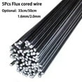 thumbnail image 3 of 5Pcs Aluminum Welding Rod No Need Solder Powder 330/500Mm 1.6/2Mm Low Temperature Flux Cored Wire Silver Welding Accessory 330Mm*1.6Mm Fangkenuo, 3 of 9