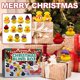 thumbnail image 2 of Calendario de Adviento de Navidad para niños, caja de juguete de 24 piezas, pato de goma, Mochi, Animal, cuenta regresiva, alivio del estrés, regalo de Navidad, 2 of 4