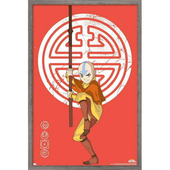 Avatar - Legends Wall Poster, 14.725" x 22.375", Framed