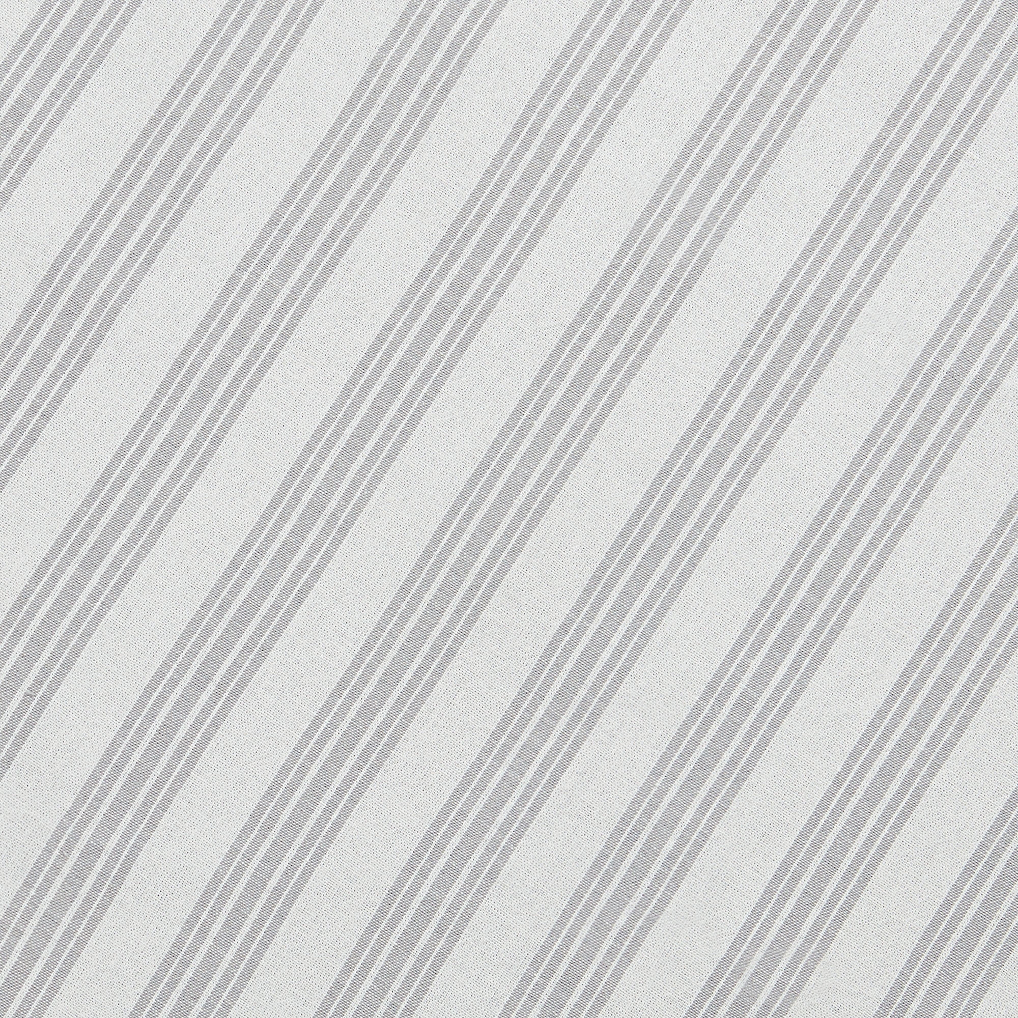 HOMETRENDS 2-Piece Grey Stripe Duvet Cover Set, Twin, 100% Cotton