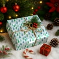 thumbnail image 3 of Christmas Pattern Christmas Wrapping Paper Rolls, Christmas Pattern Holiday Gift Wrapping Paper Merry Christmas, 3 of 7