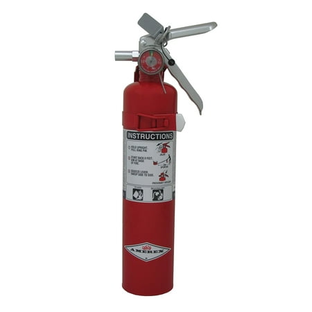 Amerex Fire Extinguisher,Steel,Red,BC B410T