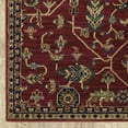 thumbnail image 2 of 6' X 9' Red And Blue Oriental Power Loom Stain Resistant Area Rug, 2 of 5