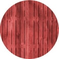 thumbnail image 1 of Ahgly Company Machine Washable Indoor Round Transitional Red Area Rugs, 4' Round, 1 of 7