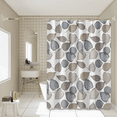 thumbnail image 2 of Plastic Shower Liner Premium PEVA Shower Curtain Liner with Rustproof Grommets Waterproof Lightweight Standard Size Shower Curtains for Bathroom 72"*72", 2 of 11