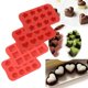 thumbnail image 5 of Juego de moldes de silicona para hornear, moldes de chocolate y moldes para dulces, juego de moldes de silicona 4 en 1 para magdalenas, magdalenas, jabón y brownies, color rojo, 5 of 8