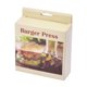 thumbnail image 2 of Prensa para hamburguesas, 1 pieza plateada Prensa para hamburguesas, molde para hamburguesas de aluminio fundido a presión, recubierto con material antiadherente y apto para alimentos, 2 of 5