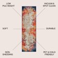 thumbnail image 4 of JONATHAN Y CTP107A-28 Contemporary POP Modern Abstract Cream/Blue 2 ft. x 8 ft. Runner Rug, 4 of 10