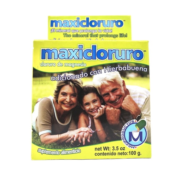 Cloruro DE Magnesio en Polvo Sabor Hierbabuena 100 grs MAXICLORURO