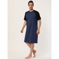thumbnail image 4 of Camisón Lars Amadeus Azul Marino Negro L para Hombre, 4 of 6