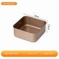 thumbnail image 1 of 7-Inch Professional-Grade Square Cake Pan with Heightened & Deepened Design – Non-Stick Baking Mold for Cakes, Breads & More, Durable Construction, Easy Release & Cleaning, Ideal for Home Bakers &, 1 of 6
