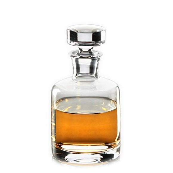Vino Life 24 oz Malt Whisky Decanter Set of 1 with Stopper - Lead-Free Crystal