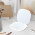 thumbnail image 3 of SHYKNYU Foldable Mini Compact Led Makeup Mirror With Light Vanity Pocket Magnifying 5X Black Cosmetic Portable Mirrors Travel P8L0, 3 of 8