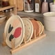 thumbnail image 4 of Escurridor de platos vertical Jadeshay de madera, 4 of 12