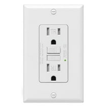 1x 15A GFCI Outlet-White