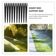 thumbnail image 2 of Raindrops  100 Pcs Drip Hose Bracket Tube Support Rod Potted Watering Pole, 2 of 8