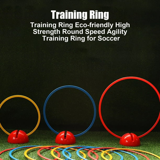 Soccer Training Ring Ecofriendly, High Strength Speed Agility Training Ring for Soccer (Round