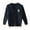 Blue#9527, variant on BOOMNY Unisex Boys Girls Sweaters Long Sleeve School Uniform Knit Cardigan Sweater For Kids Thermal Fall Winter Knitwear