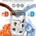 thumbnail image 4 of 1pc Cat 30oz Tumbler with Straw & Handle - Insulated Stainless Steel Cup | Holiday Gift for Man Women (Christmas, Valentine's, Birthday), 4 of 8