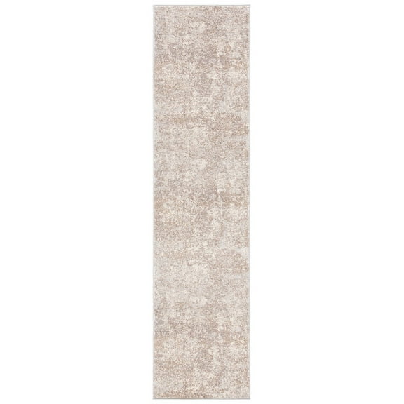SAFAVIEH Madison Flowers Vintage Abstract Runner Rug, Grey/Beige, 2'2" x 16'