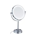 thumbnail image 1 of Makeup Mirror With Lights Desktop Double-sided LED Makeup Mirror With Lamp 8 Inch 3X 5X ,Widely Use, 1 of 3