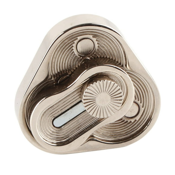 Slider Toy, Portable Triangular Rotation Slider Metal With Spiral Texture For ADHD Autism Anxiety Stress Relief
