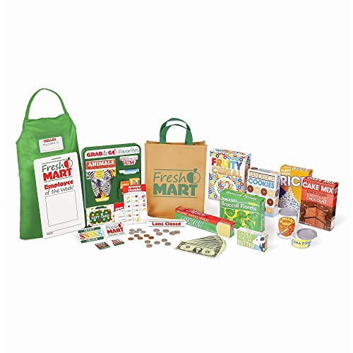 Melissa Doug Fresh Mart Grocery Store Companion Set