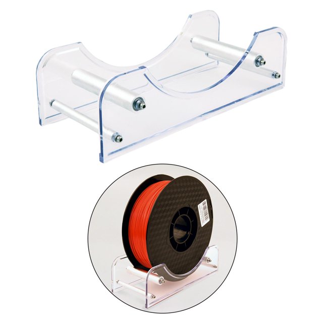 Impresora 3D Soporte de carrete Alambre de impresión Fijación Asiento Accesorios de impresión Suave con portabobinas Estantes de filamenti para ABS / transparente Hugo Rack de montaje de filamento