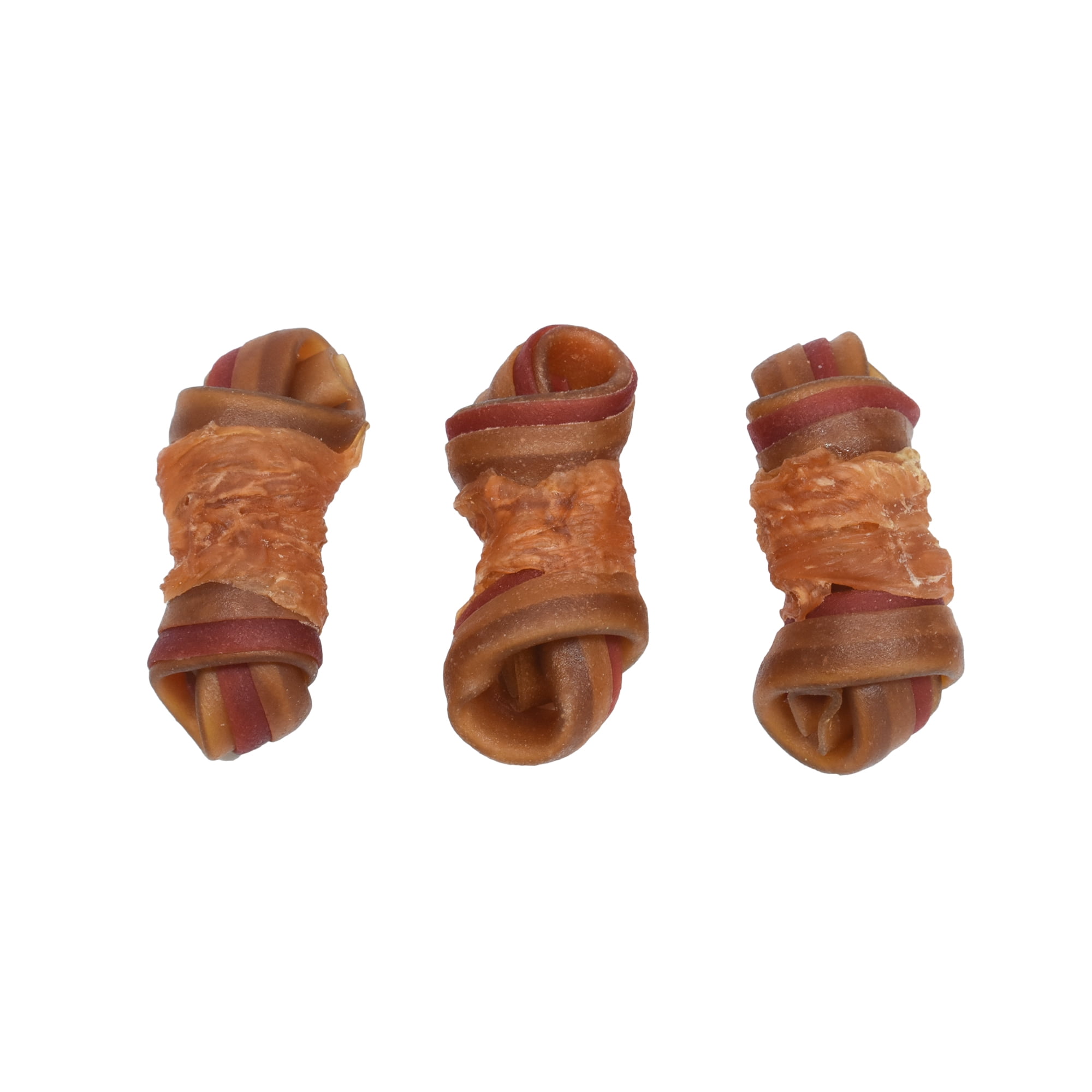 (5 pack) Ol' Roy 2.5 Inch Rawhide Free Mini Knotted Peanut Butter Flavored Bones, Chews for Dogs, 13 oz, 20 Count