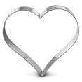 thumbnail image 2 of Heart Cookie Cutter 5.5 in B1893 - Foose Cookie Cutters - USA Tin Plated Steel, 2 of 4