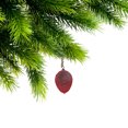 thumbnail image 2 of Velvet Pine Cone Ornament - Set of 12, 2 of 4