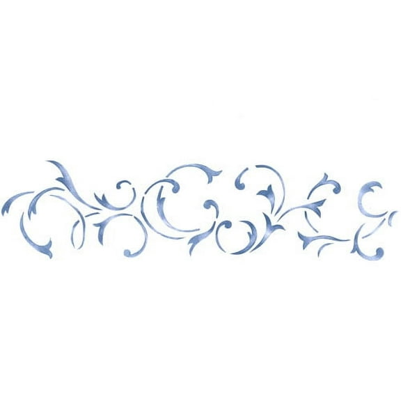 Four Inch Swirl Wall Stencil SKU #744 by Designer Stencils