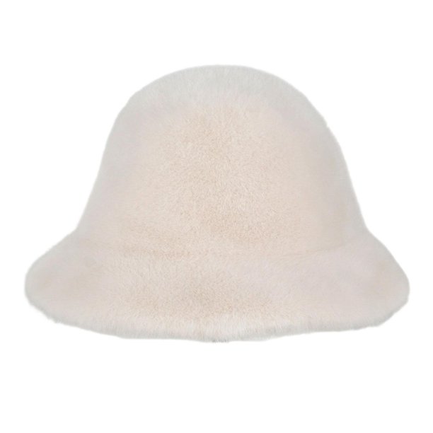 Sombrero de pescador de invierno para mujer, ideal para caminar, pescar, ir de compras al libre, regalo de cumpleaños Blanco