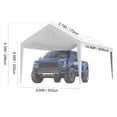 thumbnail image 2 of Dranite Shelter Top Replacement Cover - Waterproof UV Protected Carport Canopy, 2 of 6