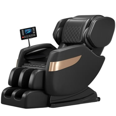 Full Body Massage Chair with Zero Gravity, Heat Therapy, 20 Airbags, 8 Rollers, Extendable Footrest & Bluetooth Speaker , Perfect for Home Relaxation & Gift