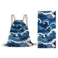 thumbnail image 2 of Lume Wear Large 2 in1 Hooded Beach Towel a 3D Wearable Microfibre Cover Up for Adults. Lightweight Quick Dry for Sun Loungers Travel Swimming Gym Yoga and Sports Summer, 2 of 7