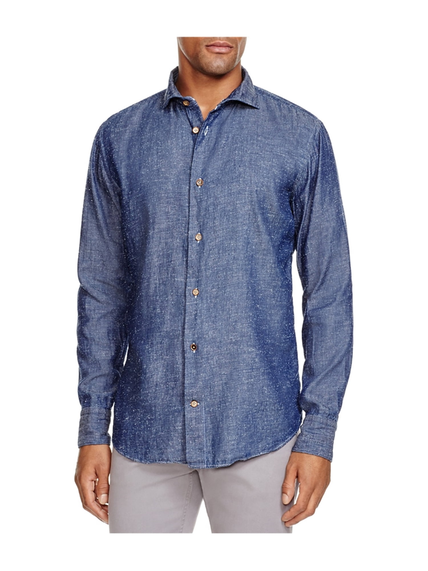 denim dress shirt mens